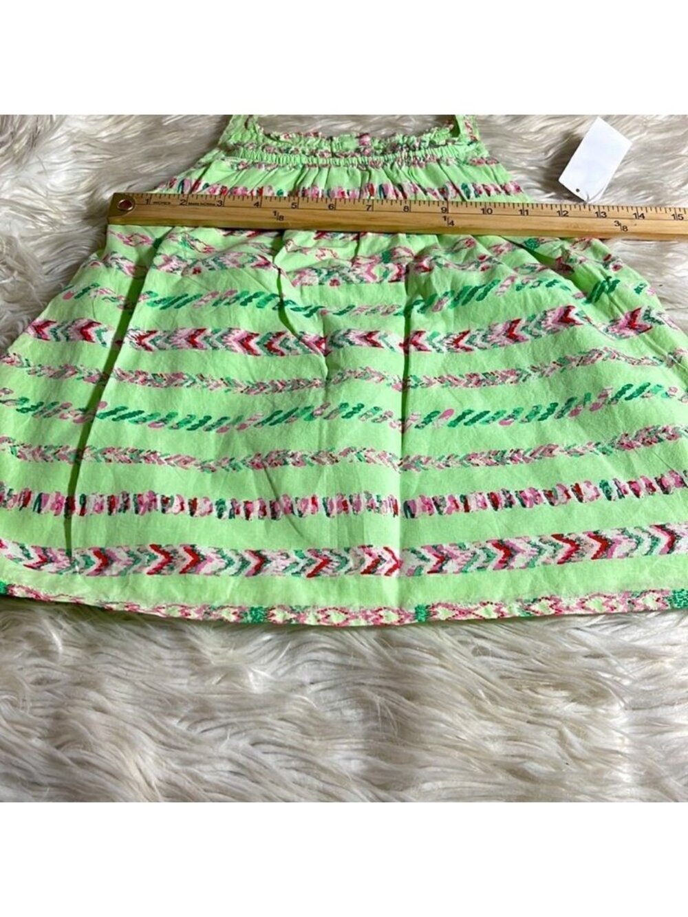 Toughskins Top Girls size Medium sleeveless cotton‎ Tunic Beach summer New - Picture 6 of 8